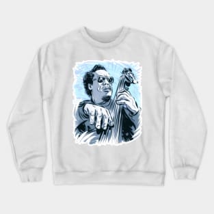 Charles Mingus - An illustration by Paul Cemmick Crewneck Sweatshirt